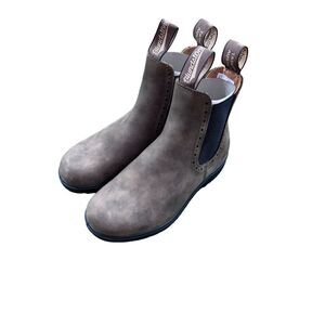 Blundstone Women's Chelsea Boots Size 6.5 Rustic Brown Ankle Pull On NEW
